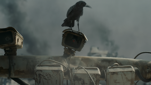 The Wandering Earth 2 Science Fiction Film Stills Technology Raven Birds Animals Smoke 3840x1389 Wallpaper