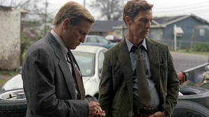 True Detective TV Series Film Stills Matthew McConaughey Woody Harrelson Actor Men Suit And Tie Stre 1920x1080 Wallpaper