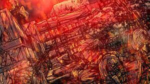 Red Military Sunset 1920x1920 Wallpaper