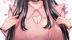 Anime Anime Girls Kantai Collection Fusou KanColle Long Hair Black Hair Solo Artwork Digital Art Fan 1303x2232 Wallpaper