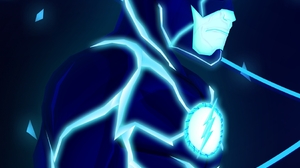 Flash Neon DC Comics DC Extended Universe Simple Background Portrait Display Superhero Minimalism 950x1900 Wallpaper