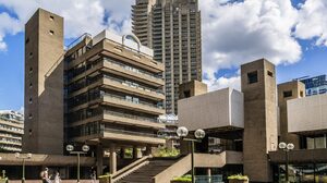 Architecture Building Block Of Flats Brutalism London Barbican UK Street Light Stairs Lamp Concrete 1600x1067 Wallpaper