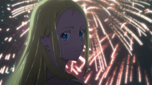 Summer Time Rendering Anime 4K Anime Screenshot Anime Girls Fireworks Tears Crying Night 3840x2160 Wallpaper