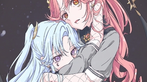 Anime Anime Girls Virtual Youtuber Akatsuki Mikado Akatsuki Oboro Pink Hair Blue Hair Twintails Twin 1843x1843 Wallpaper