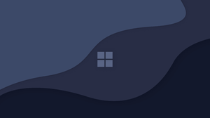 Windows 11 Windows Logo Minimalism Digital Art Blue Simple Background Logo 3840x2160 Wallpaper