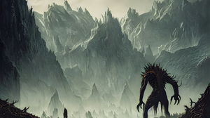 Horror Creature Mountains RPG Games Posters Artwork Fantasy Art Video Games Video Game Art 3072x2048 Wallpaper