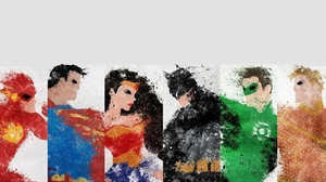 Aquaman Batman Flash Green Lantern Superman Wonder Woman 1920x1080 wallpaper