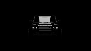 Land Rover Land Rover Defender Car Vehicle Offroad Minimalism Dark Monochrome Front Angle View Black 7680x4320 wallpaper