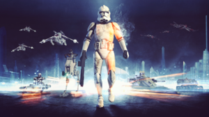 War Star Wars Battlefront Soldier Star Wars Clone Trooper Star Wars The Clone Wars Weapon Battle Fie 1920x1080 Wallpaper