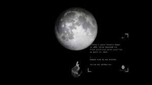 Space Moon Astronaut Digital Art Fantasy Art Minimalism Simple Background Black Background 3840x2160 Wallpaper