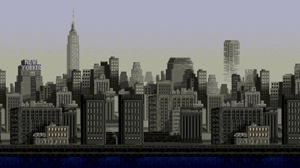 8 Bit Building Cityscape Empire State Building New York 2560x1441 Wallpaper