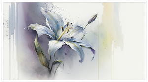 Ai Art Flowers Painting Minimalism Simple Background Petals Leaves 4579x2616 Wallpaper