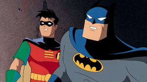 Batman The Animated Series Animation Cartoon Animated Series Warner Brothers Robin DC Comics Batman  1920x1080 Wallpaper
