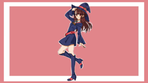 Little Witch Academia Luna Nova Uniform Witch Kagari Atsuko Witch Hat Boots Knee High Boots Dress Sc 3840x2160 Wallpaper