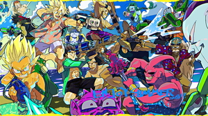 Dragon Ball Super Saiyan Son Goku Gotenks Majin Buu Raditz Frieza Dr Gero Dragon Ball Cell Dragon Ba 3700x1700 wallpaper