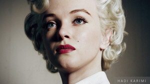 Marilyn Monroe 3D Meta Human Blender Blonde CGi Digital Art Art Installation Girlfriend Beta Women 1080x1350 wallpaper