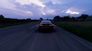 Forza Forza Horizon 5 Audi Audi RS6 Car Video Games Road CGi Taillights Clouds Rear View Sky 1920x1080 Wallpaper