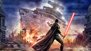 Star Wars Sith Laser Swords Video Games Star Wars The Force Unleashed Star Destroyer Starkiller Gale 1920x1080 Wallpaper