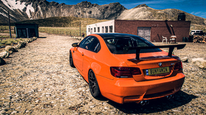 Forza Horizon 5 Forza Horizon Forza BMW BMW M3 GTS Orange Cars Car Vehicle Video Game Art Photoreali 3840x2160 Wallpaper
