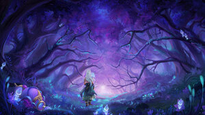 League Of Legends Video Game Characters Video Game Art Video Games Nature Trees Flowers Grass 1920x1080 Wallpaper
