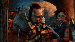Far Cry Far Cry Primal Video Game Art Video Game Characters Fire Cinematic Bones Fur 3840x2160 Wallpaper