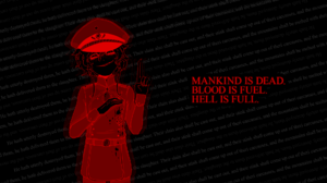 Army Military Uniform Military Hat Hands Quote Text Looking At Viewer Smile Belt Eyes Red Dark Dark  1920x1080 Wallpaper
