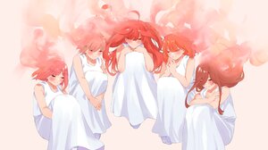 Anime Anime Girls 5 Toubun No Hanayome Nakano Ichika Nakano Itsuki Nakano Miku Nakano Yotsuba Nakano 4096x2836 Wallpaper