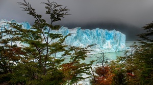 Trey Ratcliff Photography Patagonia Argentina Glacier Water Ice Trees Nature 3840x2160 Wallpaper