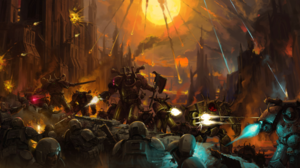 Science Fiction Warhammer 40 000 Space Marines War Battle Imperium Of Man Chaos Space Marine Chainax 3840x1786 Wallpaper