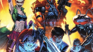 Black Manta Dc Comics Deadshot Deathstroke Harley Quinn 3900x2925 Wallpaper