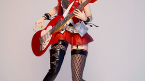 Digital 3D Graphics Women Boots Hat Guitar Simple Background Blonde Musical Instrument Women With Ha 1920x2460 Wallpaper