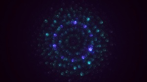 Abstract Digital Art Shiny Lights Colorful Dark Pattern Circle Glowing Detailed 4500x2531 Wallpaper