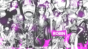 One Piece Nico Robin Anime Girls DinocoZero Manga 1920x1080 wallpaper