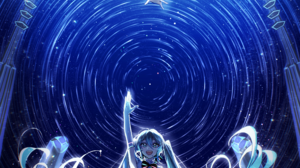 Anime Anime Girls Hatsune Miku Vocaloid Blue Hair Blue Eyes Long Hair Twintails Portrait Display Dre 2268x4535 wallpaper