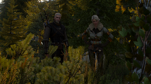 The Witcher 3 Wild Hunt Geralt Of Rivia Cirilla Ciri The Witcher Video Game Characters 2551x1427 Wallpaper