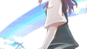 Anime Anime Girls Kantai Collection Hagikaze KanColle Long Hair Purple Hair Solo Artwork Digital Art 1181x1654 Wallpaper