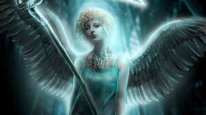 Fantasy Angel Warrior 1280x1024 Wallpaper