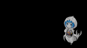 Simple Background Dark Background Black Background Selective Coloring Anime Girls Rem Re Zero Re Zer 3840x2160 Wallpaper
