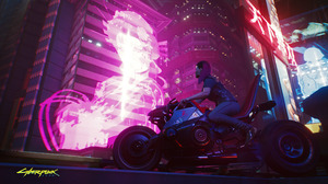 Biker Girl Cyberpunk 2077 Video Game Art City Video Games Building Motorcycle Vehicle CGi Futuristic 3840x2160 Wallpaper