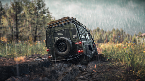 Land Rover Snowrunner Land Rover Defender English Cars Rear View Offroad Vehicle PC Gaming Taillight 1920x1080 Wallpaper