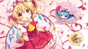 Anime Anime Girls Touhou Flandre Scarlet Remilia Scarlet Sweets 1920x1370 Wallpaper