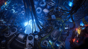 Video Game Art Video Games Screen Shot Cyberpunk The Ascent Neon Lights 3840x2160 Wallpaper