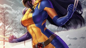 Artwork Women Wolverine X Men X 23 Snow Marvel Comics 1920x2400 Wallpaper