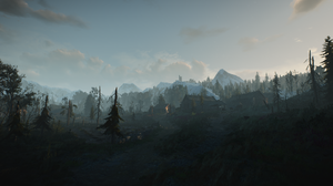 The Witcher 3 Wild Hunt Video Game Landscape CD Projekt RED CGi Video Games Trees Sky Clouds Nature  1920x1080 Wallpaper