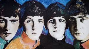 The Beatles George Harrison Paul McCartney Ringo Starr John Lennon Band Rock Bands Musician Men Artw 2600x1673 Wallpaper