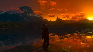 Sunset Geralt Of Rivia 1920x1080 Wallpaper