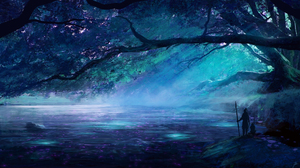 JoeyJazz Fantasy Art Digital River 2560x1440 Wallpaper