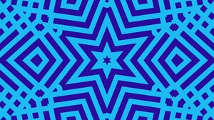 Blue Pattern Shapes Star 1920x1080 Wallpaper