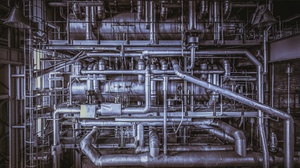 Factories Industrial Technology Pipes 2048x1152 Wallpaper