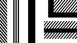 Abstract Black Amp White Digital Art Lines Stripes 1920x1080 Wallpaper